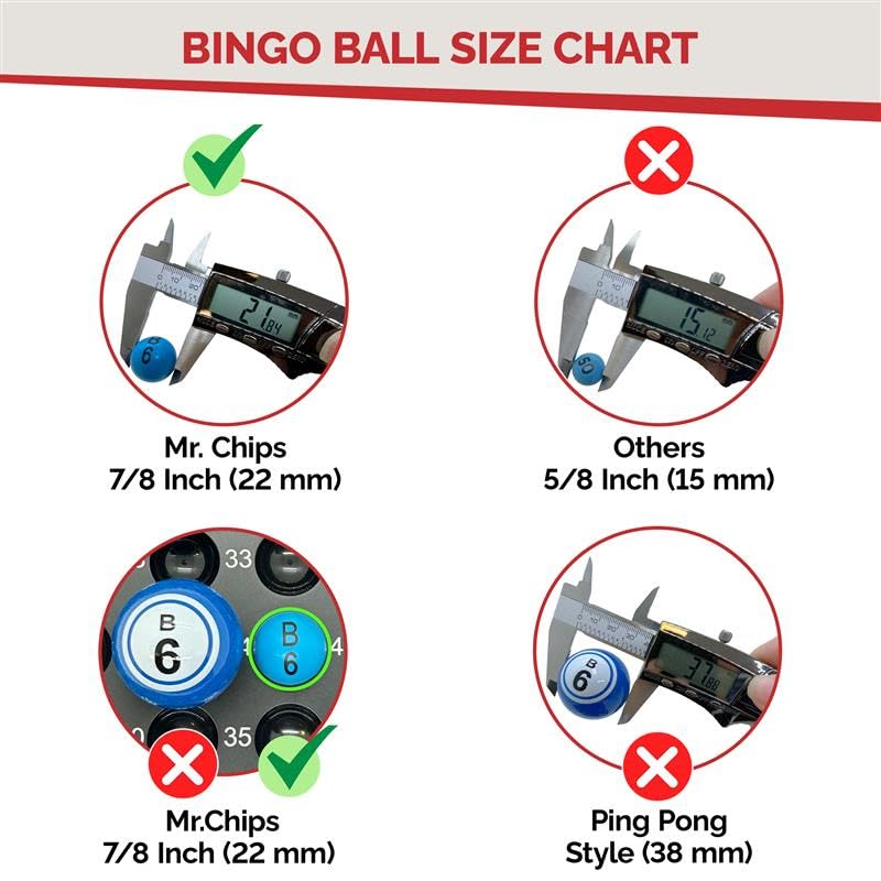 MR CHIPS Professional 11" Steel Bingo Cage Only â€“ Fits 7/8" Bingo Balls (Not for 3/4" Balls or 38mm Ping Pong Balls) â€“ Mysterious Black - Image 3